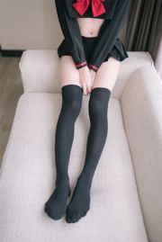 [Поле ветра] № 119 Супер короткая сексуальная униформа, черные шелковые длинные ноги