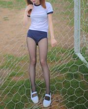 [Wind Field] NO.091 Black silk girl in sports field