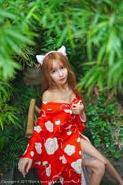 Gu Beibei "Kimono Catwoman นุ่มนวลนุ่มนวลและเป็นผู้ชายมีเสน่ห์และอ่อนแอ" [嗲囡囡 FEILIN] VOL.102