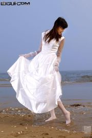 【丽柜LiGui】モデルメイフェア「ストッキングの白雪姫」シルクフット写真写真