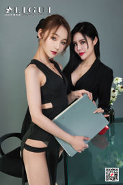 [丽柜Ligui] Modelo de Beleza na Internet Lianger e Xinxin