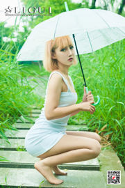 [丽柜Ligui] Network Beauty Model Xiao Shuang "Walking in the Rain"