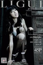 Leg model Meng Lu "Black Silk Portrait Photography" [丽柜Ligui]