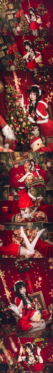 Weibo beauty Coser Shima Aoi "Azur Lane, Big Tide, Reindeer and Christmas Gifts"
