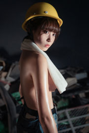 [Cosplay foto] Schattig meisje Naxi saus lekker - wij arbeiders hebben macht