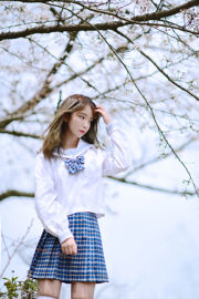 [Welfare COS] Schattig meisje Fushii_ Haitang - onder de kersenboom