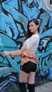[Taiwan Internet celebrity beauty] Cai Yixin-6 sets of outings